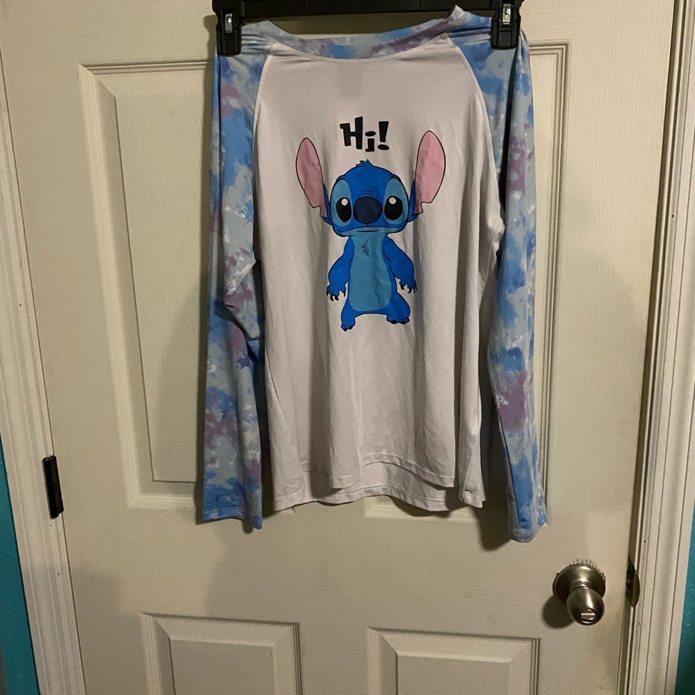Disney Stitch Rash guard swim shirt